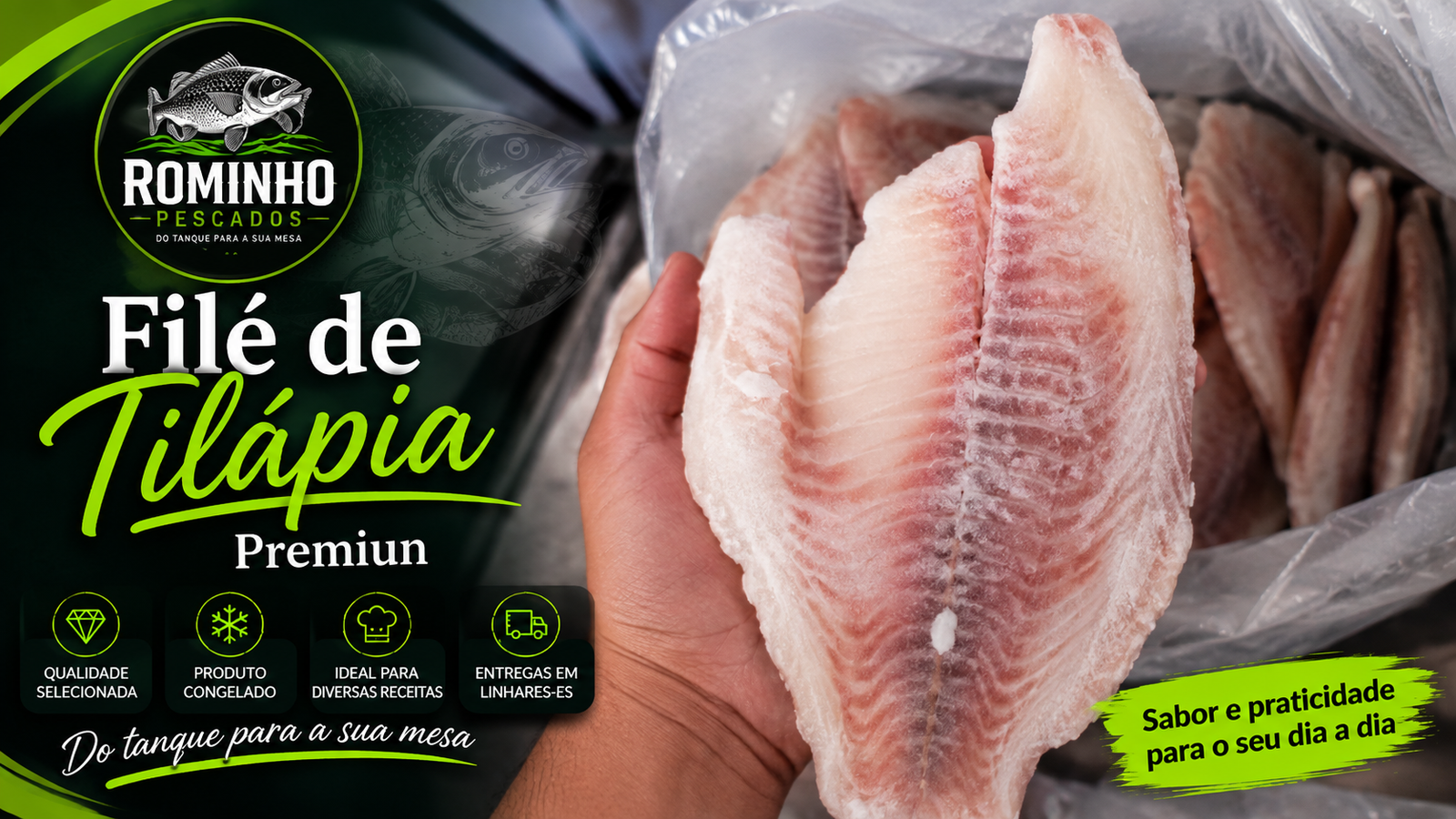 Filé de Tilápia PREMIUN